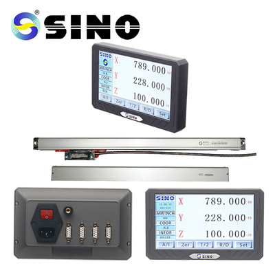 SDS200s 3-osiowy cyfrowy odczyt DRO Wyświetlacz LCD Muti - Funkcja Szklana skala liniowa Kąt Enkoder Tokarka Frezowanie