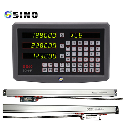 SINO SDS 2-3VA liniowy cyfrowy odczyt zestawu DRO 3-osiowy cyfrowy odczyt enkodera skali do frezarek