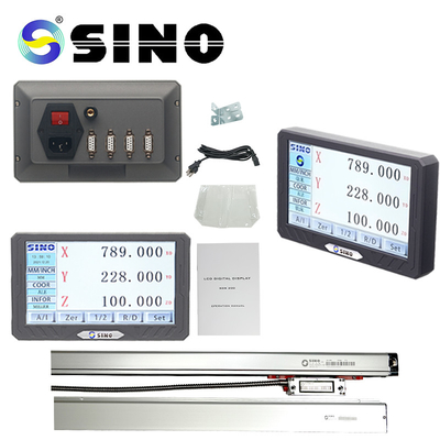 Trójosiowy cyfrowy wyświetlacz LCD SINO SDS200S Liniowy Encoder Optyczny