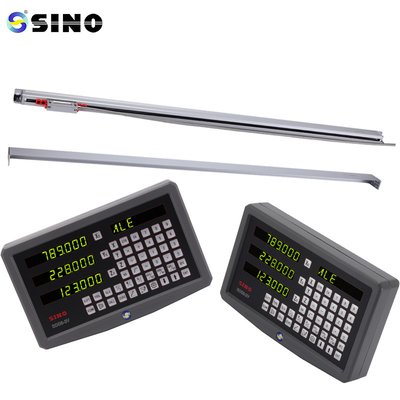 2/3 Oś cyfrowy odczyt szkła Liniowy Encoder SINO KA600-1400mm Precyzja 1μm Liniowa skala DRO
