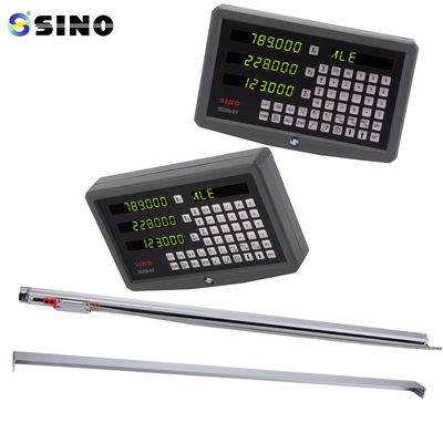 2/3 Oś cyfrowy odczyt szkła Liniowy Encoder SINO KA600-1400mm Precyzja 1μm Liniowa skala DRO