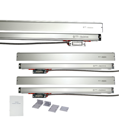 Wysokiej Precyzji Przęgło 1μM Skala liniowa Odczyt cyfrowy DRO 2/3 Oś Encoder Do Przęgu SINO KA600-2100mm