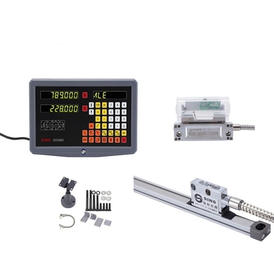 SDS 2MS DRO Kits Szklana skala liniowa do frezowania przetworu TTL SINO 2 osi System instrumentów badawczych z odczytem cyfrowym