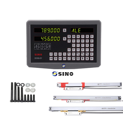 SINO SDS6-2V Odczyt cyfrowy Metal LED Odczyt cyfrowy 2 osi DRO Kits 60Hz Do frezarki