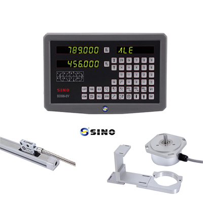SINO SDS6-2V Odczyt cyfrowy Metal LED Odczyt cyfrowy 2 osi DRO Kits 60Hz Do frezarki