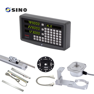 SINO SDS6-3V 3 osi cyfrowe odczytywanie LED metalowe z kodownikiem liniowym do systemu DRO frezarki