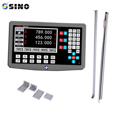 Pełny zestaw SINO 3 Axis Dro Digital Reading Metal Case For Lathe Milling Machine KA-300 Linear Glass Scale