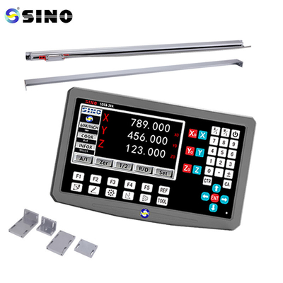 Pełny zestaw SINO 3 Axis Dro Digital Reading Metal Case For Lathe Milling Machine KA-300 Linear Glass Scale