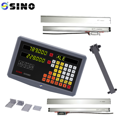 SDS 2MS DRO Kits Szklana skala liniowa do frezowania przetworu TTL SINO 2 osi System instrumentów badawczych z odczytem cyfrowym