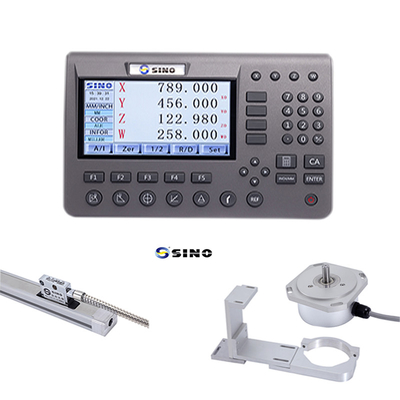System cyfrowego odczytu SINO 3 osi SDS200 DRO Metal LCD With Glass Linear Encoder Kit For Milling Machine