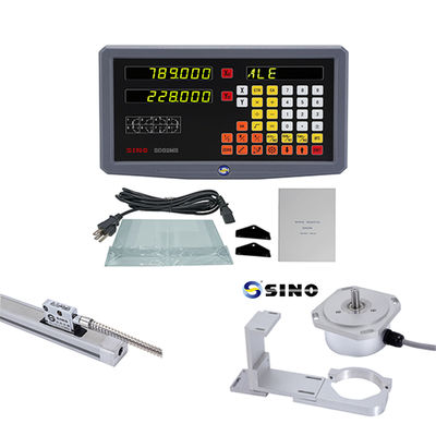 Cyfrowy odczyt optyczny SINO 2-osiowy z enkoderem liniowym, długość 70-1020mm, do frezarek, tokarek, wytaczarek