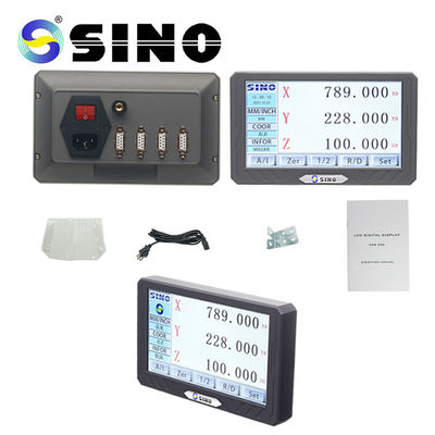 Dobra cena Frezarka z pełnym ekranem dotykowym LCD DRO Rozdzielczość 0,005 mm Praktyczne dwie osie Metal w Internecie