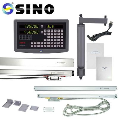 Dobra cena 100V-240V Metalowa tokarka LED DRO 2-osiowa rozdzielczość 0,005 mm w Internecie